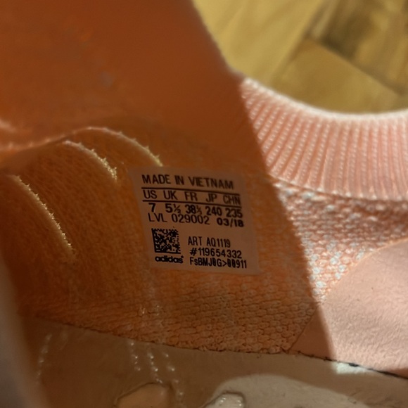 Adidas women’s NMD_R1 STLT Primeknit 'Clear Orange' AQ11 size 7 - Picture 11 of 12